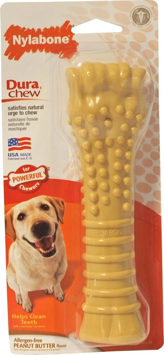 Nylabone Harde Bijters Kluif - Hondenspeelgoed - Natural - Voor Honden Tot 30 Kg - Afbeelding 10