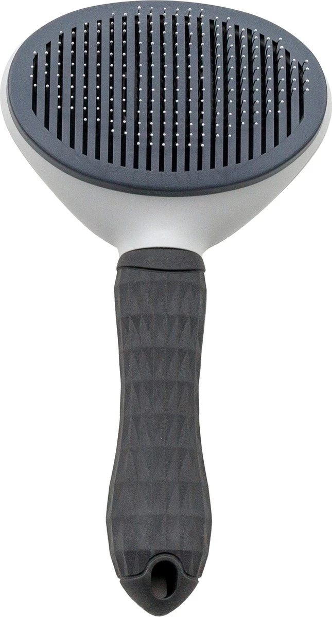 Lorell Pet Company Kattenborstel/Hondenborstel - Borstel Voor Langharig/kortharig -Hondenhaar En Kattenhaar Verwijderaar - Grijs - Afbeelding 3