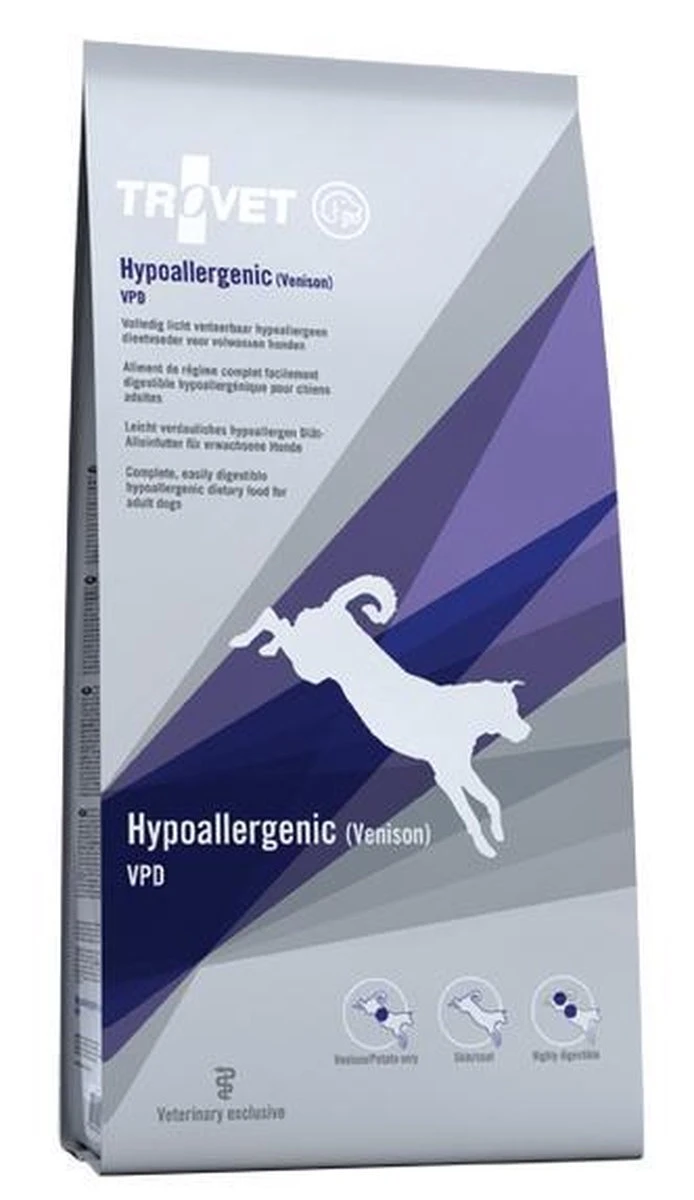 Trovet Hypoallergenic Dog Venison Vpd - 10 KG - Afbeelding 3