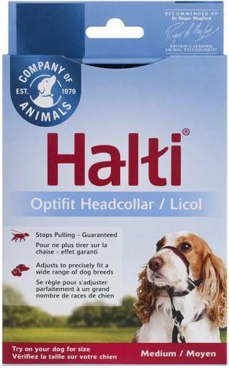 Halti OptiFit Headcollar - Hond - Anti Trekhalsband - Maat M - Voor Labrador, Boxer, Dobermann, Golden Retriever - Afbeelding 10