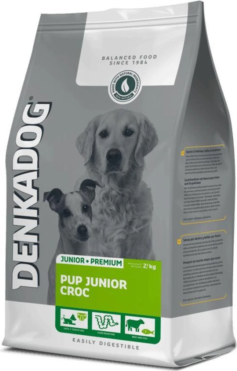 Denkadog Puppy/Junior Croc - Hondenvoer - Afbeelding 3