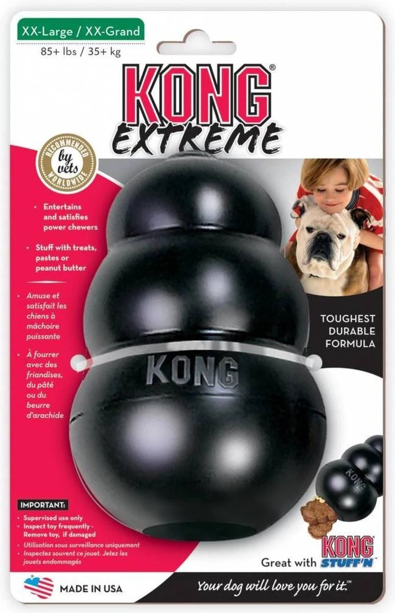 Kong Extreme - Hondenspeelgoed - Zwart - XL - Afbeelding 15
