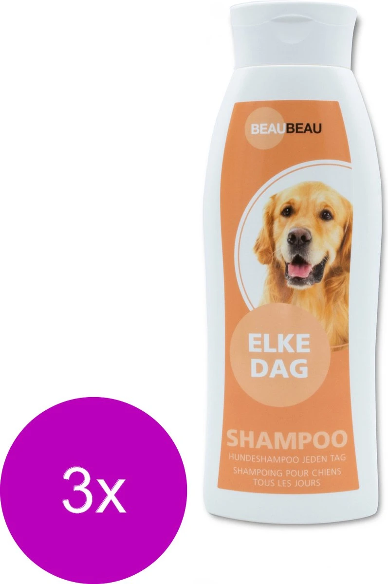 Beaubeau Hondenshampoo Elke Dag - Hondenvachtverzorging - 3 X 500 Ml - Afbeelding 4