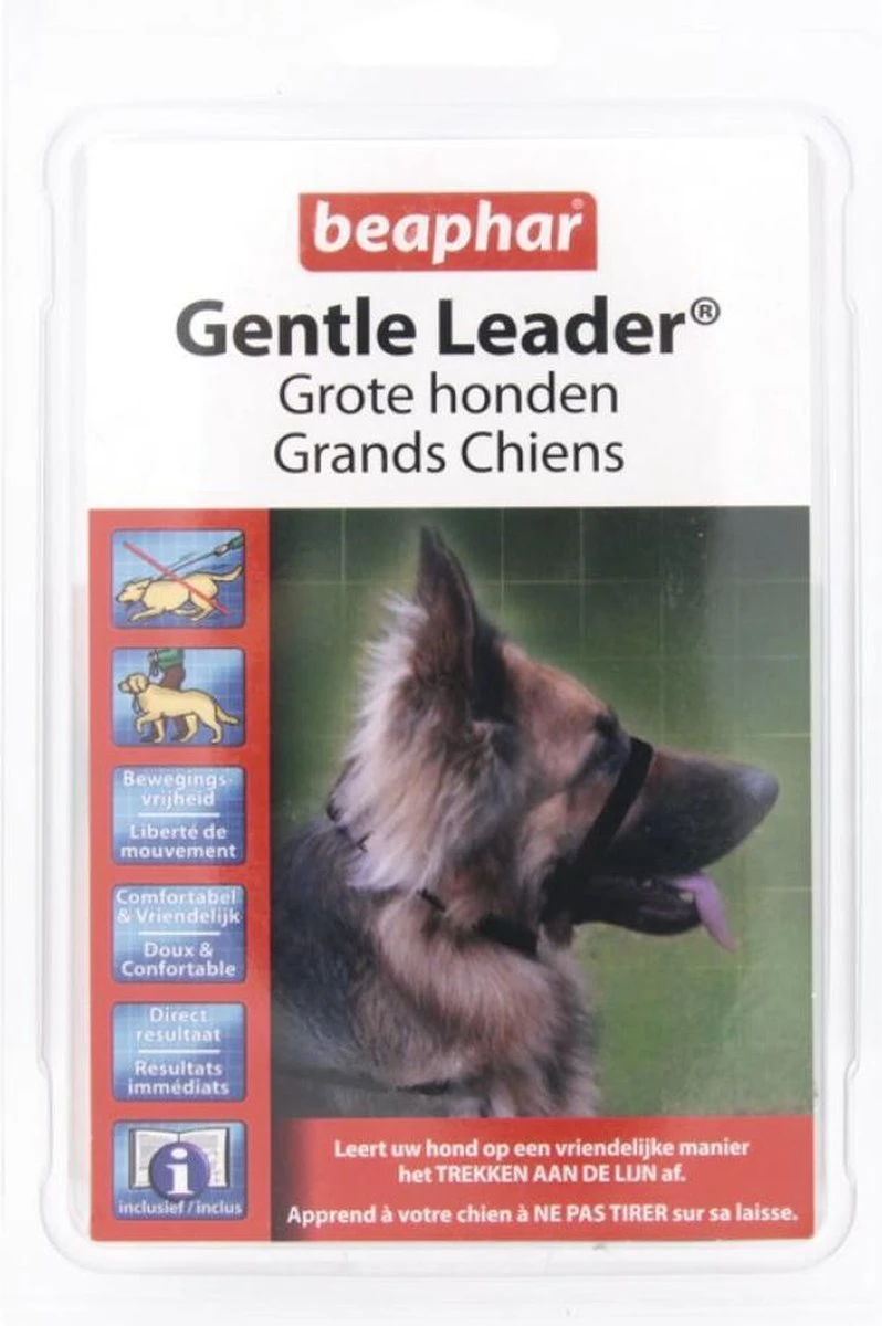 Beaphar Gentle Leader - Zwart - 54 Cm - Grote Honden - Afbeelding 4