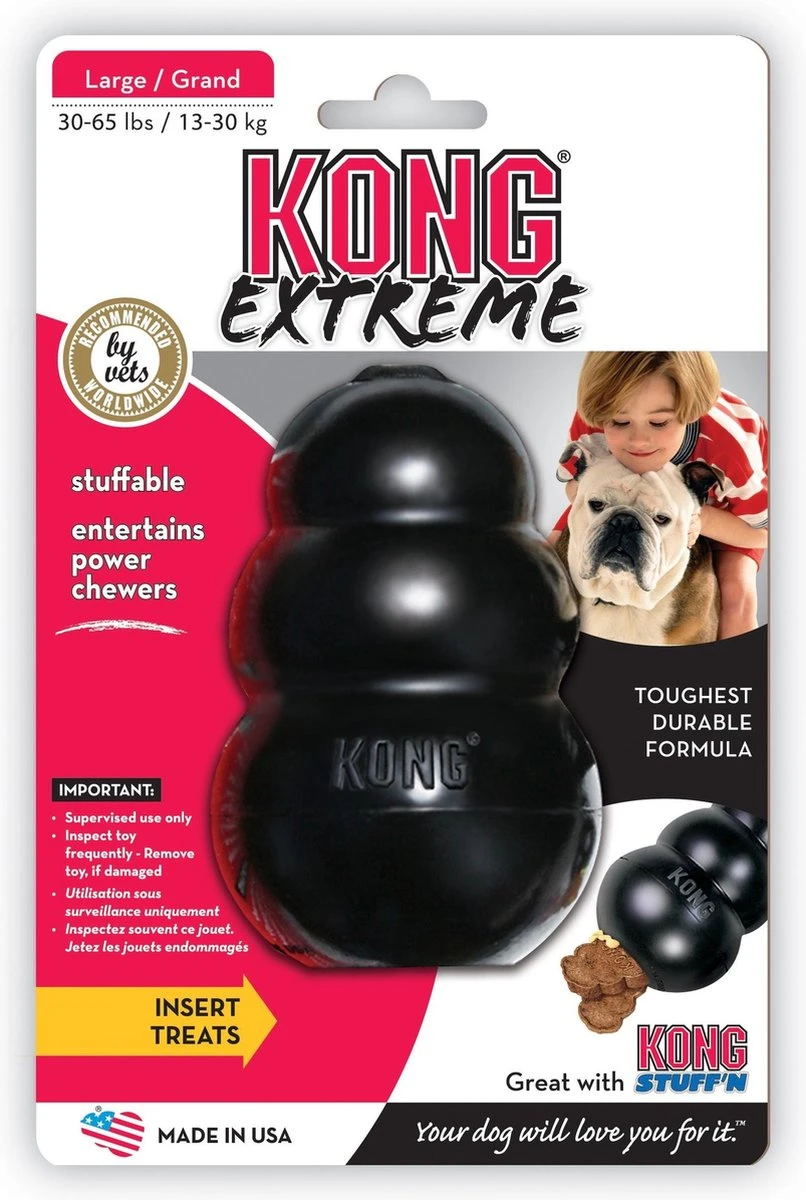Kong Extreme - Hondenspeelgoed - Zwart - XL - Afbeelding 3