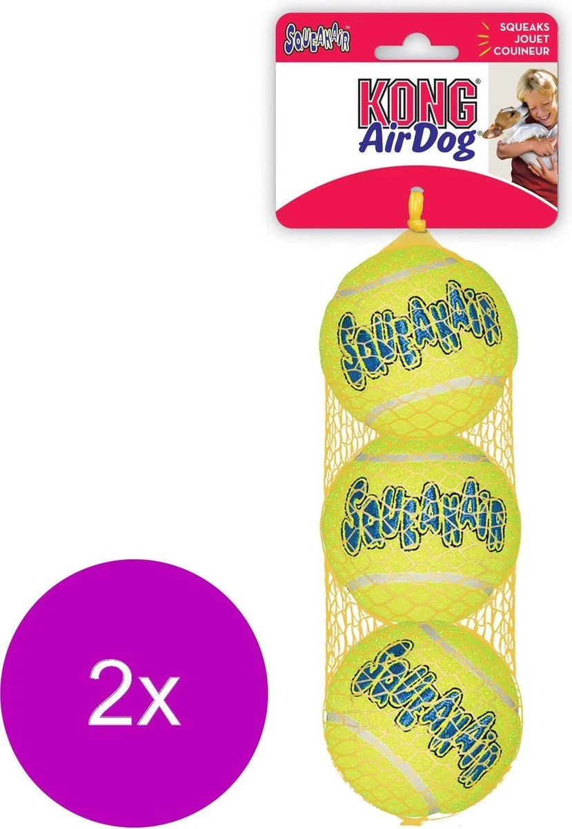 Kong Air Tennisbal Extra Small - 2 St à 3 St - Afbeelding 2