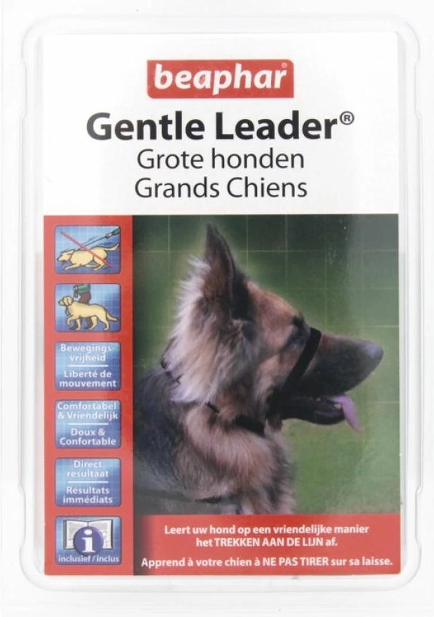 Beaphar Gentle Leader - Zwart - 54 Cm - Grote Honden - Afbeelding 6