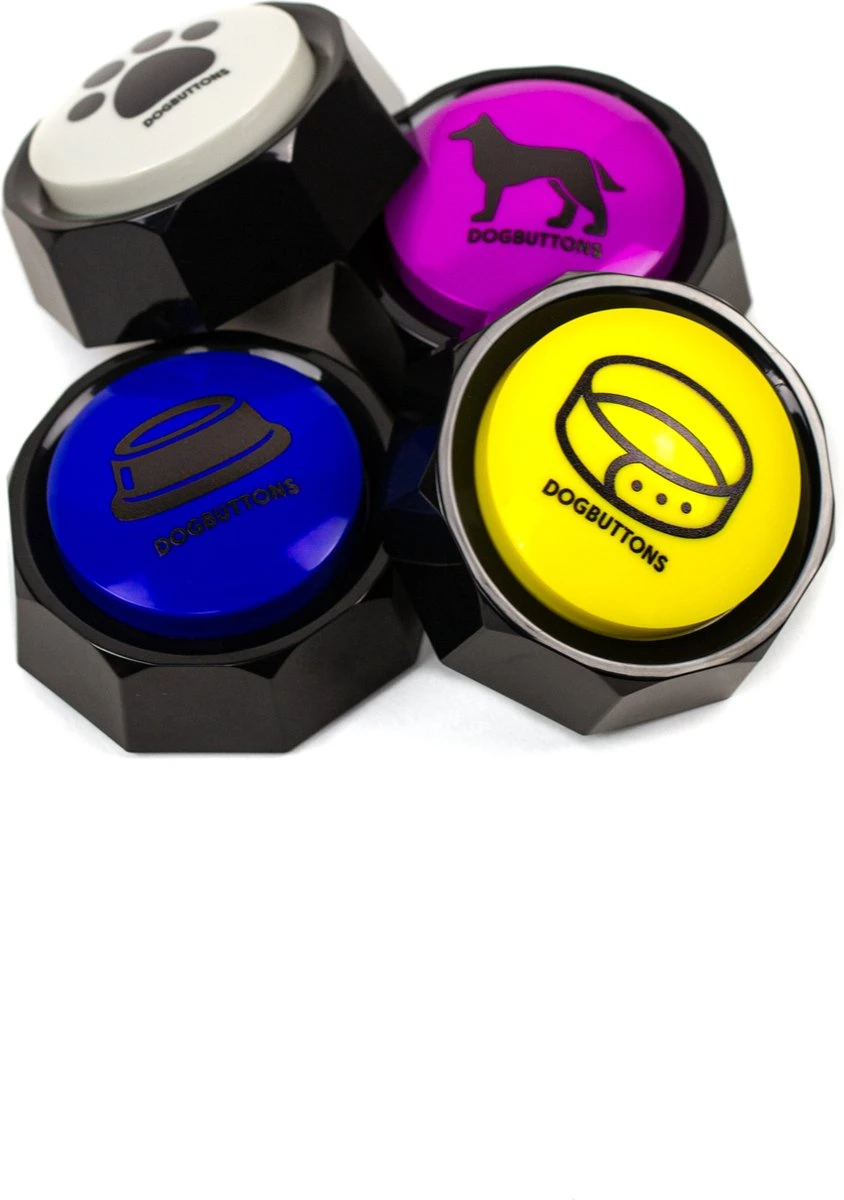 Dogbuttons® – PETIFY PREMIUM Praatknoppen –4 Stuks - Praatknop – Hond – Opneembare Knoppen – Hond Praten – Hondentraining – Praatknoppen – Dog Button – Hondenknop – Huisdier – Honden Speelgoed Intelligentie – Praten Met Hond – Laat Uw Hond Spreken! - Afbeelding 4