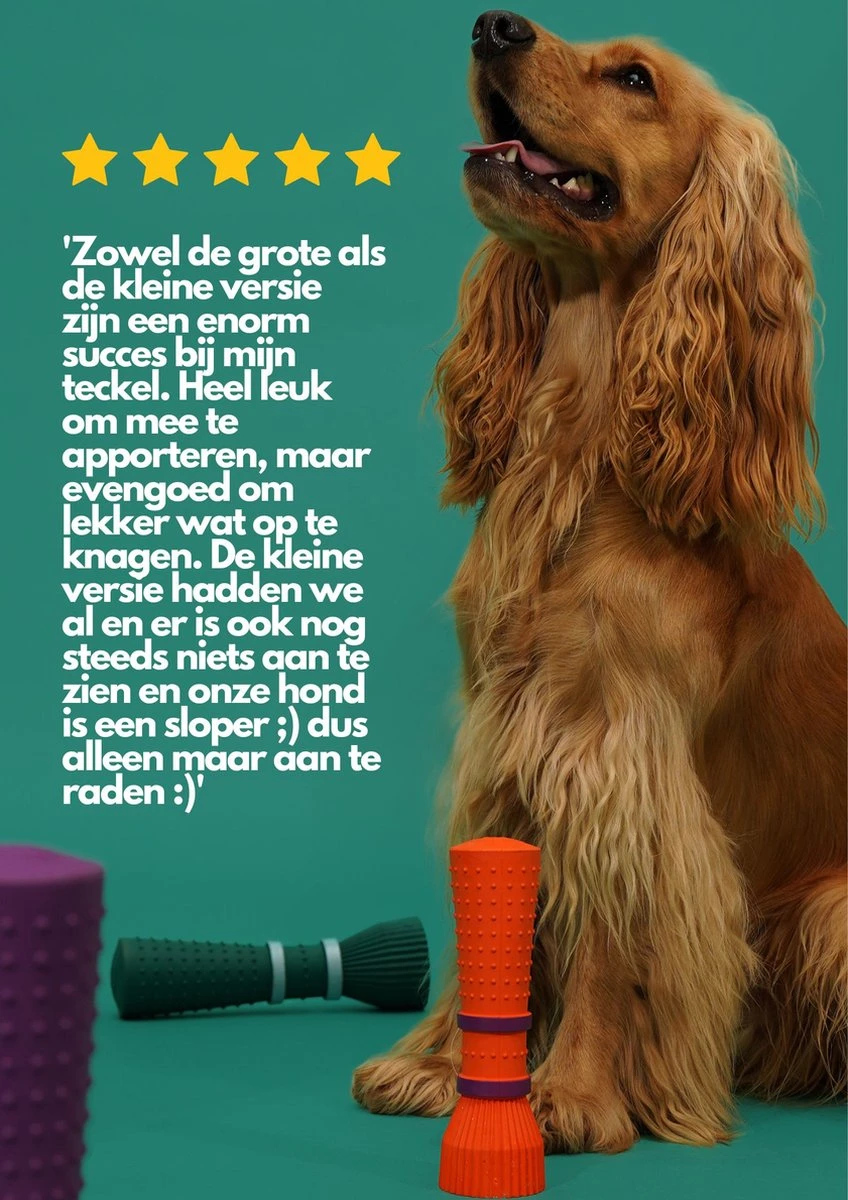 Furmey Zoomies - Honden Speelgoed - Hondenspeeltjes - Kauwbotten Hond - S Groen - 17 Cm - Afbeelding 4