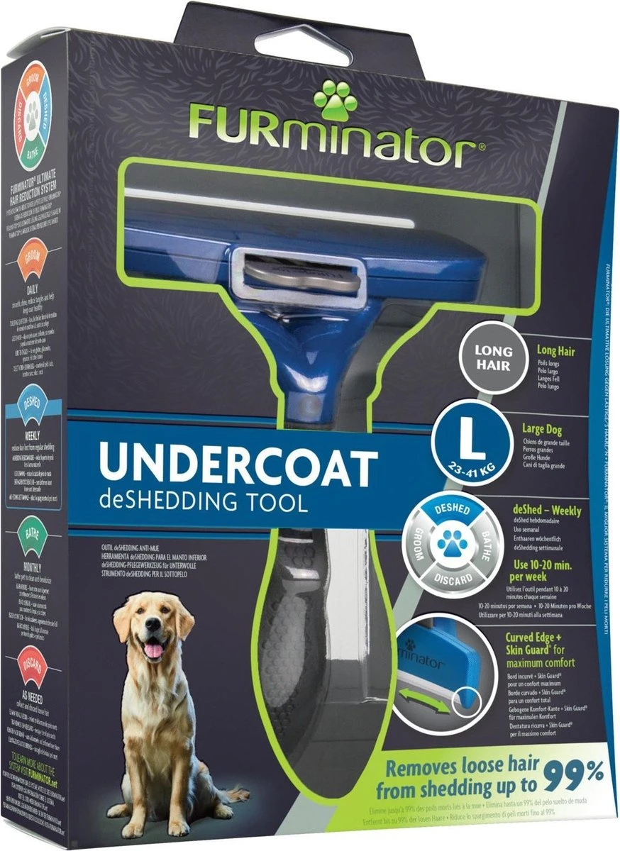 Furminator Deshedding Dog Undercoat L Long Hair - Afbeelding 8