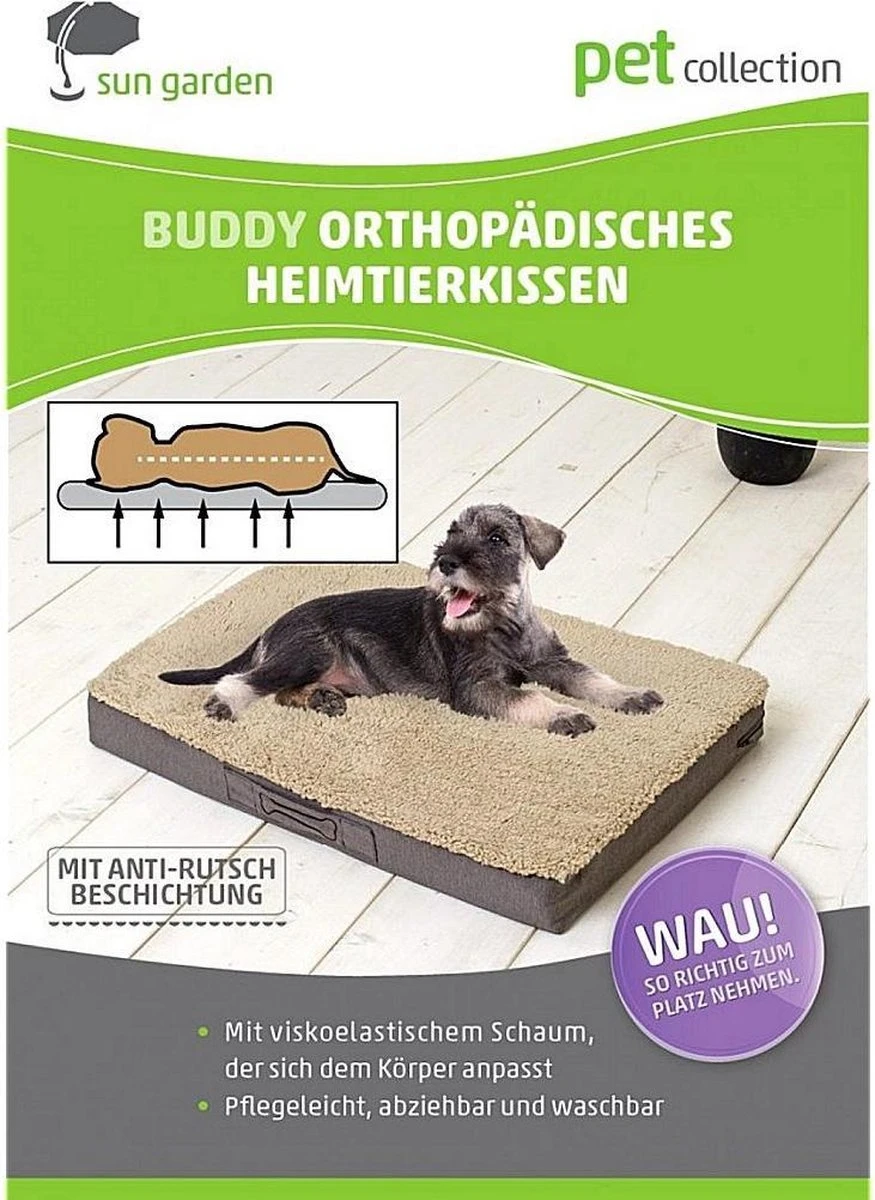 Sun Garden Buddy Orthopedisch Hondenkussen 140x100x10cm - Afbeelding 4