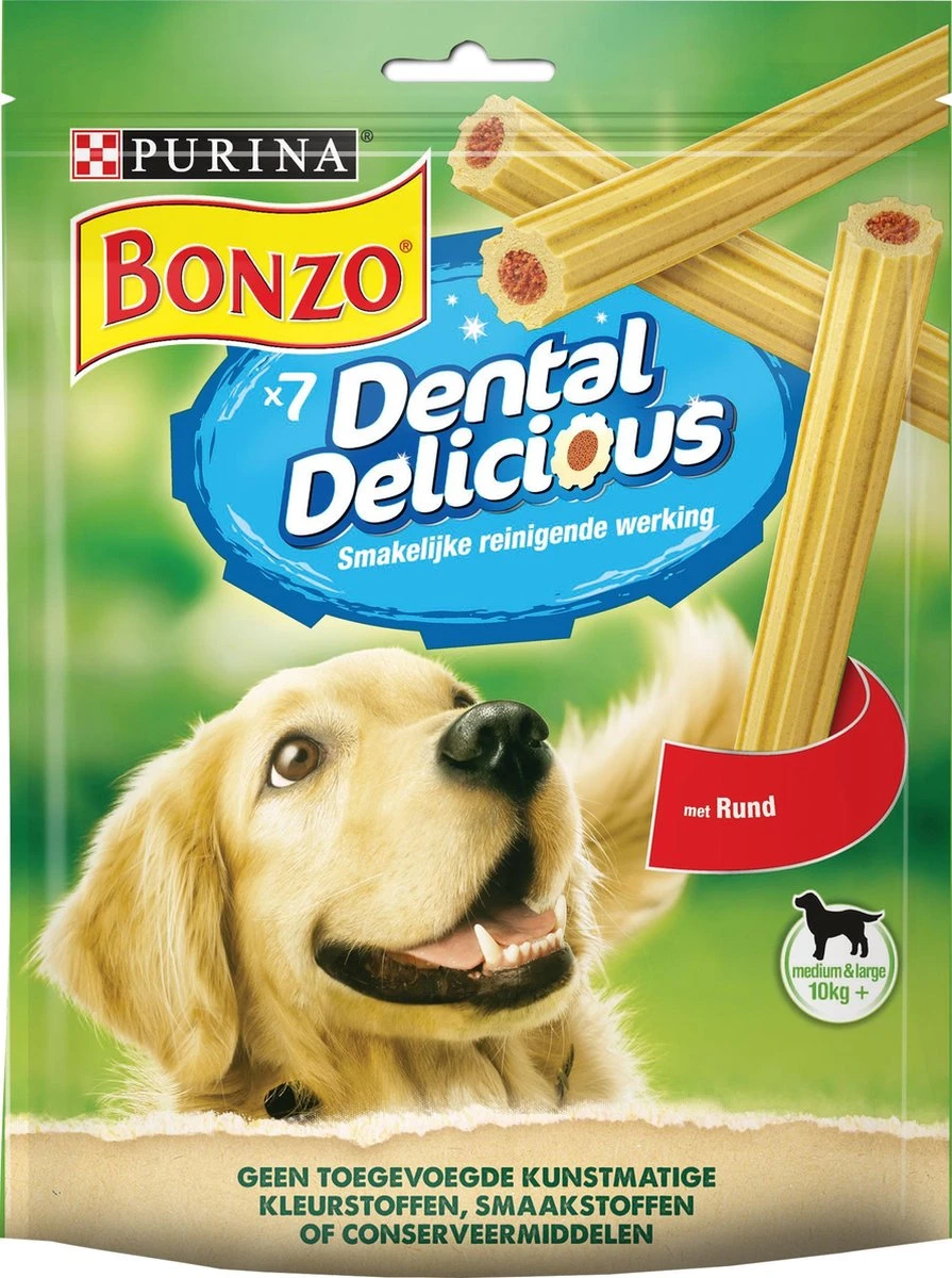 Bonzo Dental Delicious - Hondensnacks Rund - 6 X 200 G - Afbeelding 6