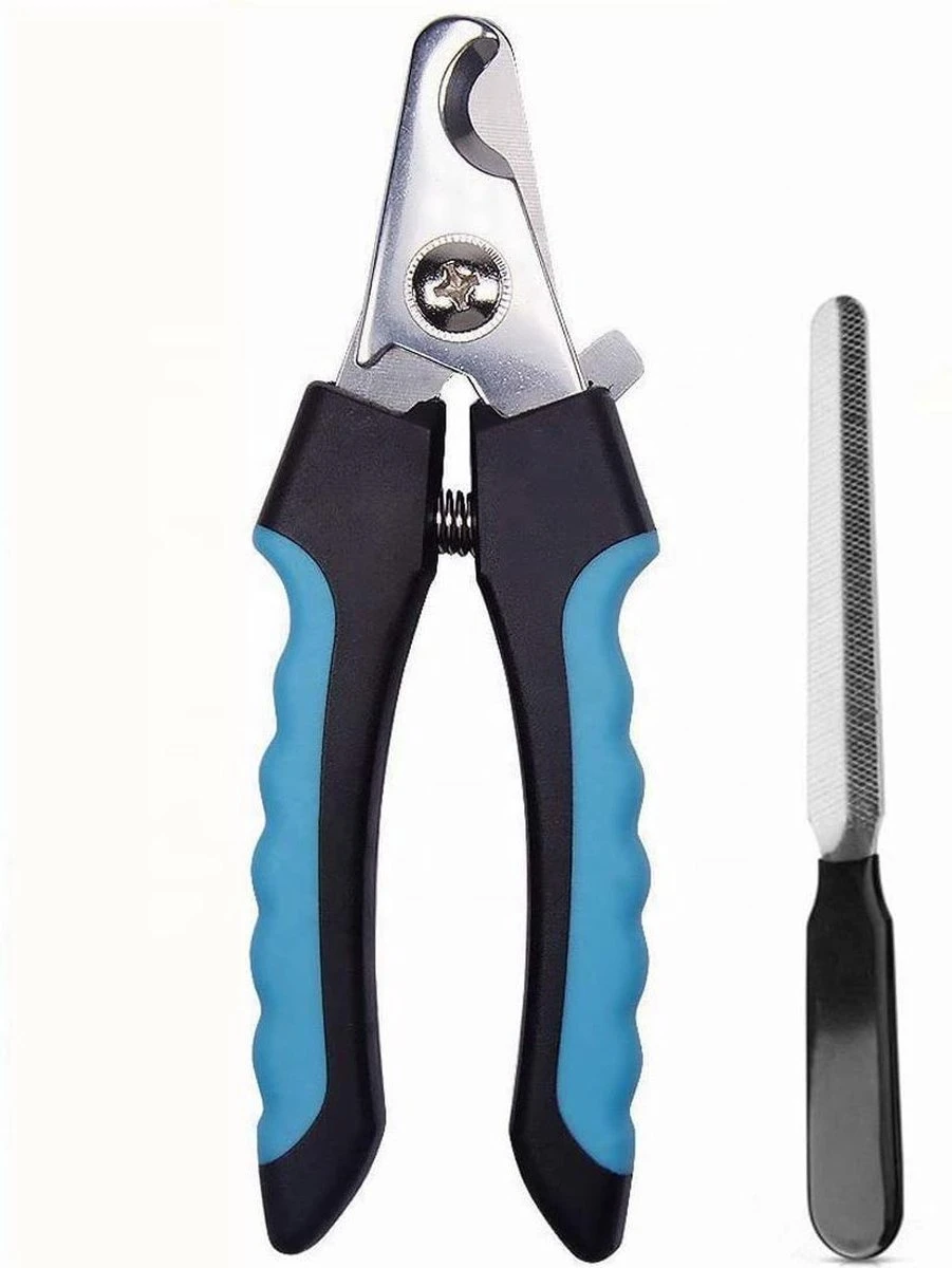 Merkloos ImmercePets ® | Hoge Kwaliteit Professionele Nagelschaar|Nagelschaar Hond | Nagelschaar Kat| Nagelknipper Hond En Kat| Inclusief Nagelvijl| Nagelknipper Kat| Nagelknipper Hond|NagelTang Dieren|Poot Verzorging - Afbeelding 2