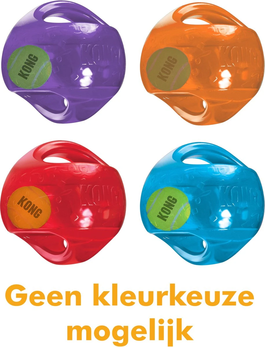 Kong Jumbler Ball - Assorti - M/L - Hondenspeelgoed - Ø14 Cm