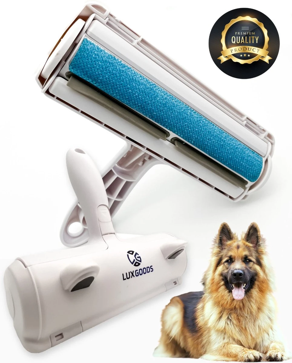 Luxgoods Huisdierhaar Verwijderaar - Blauw - Kunststof- Huisdierhaar Verwijderaar - Hondenhaar - Pluizenborstel - Afbeelding 5