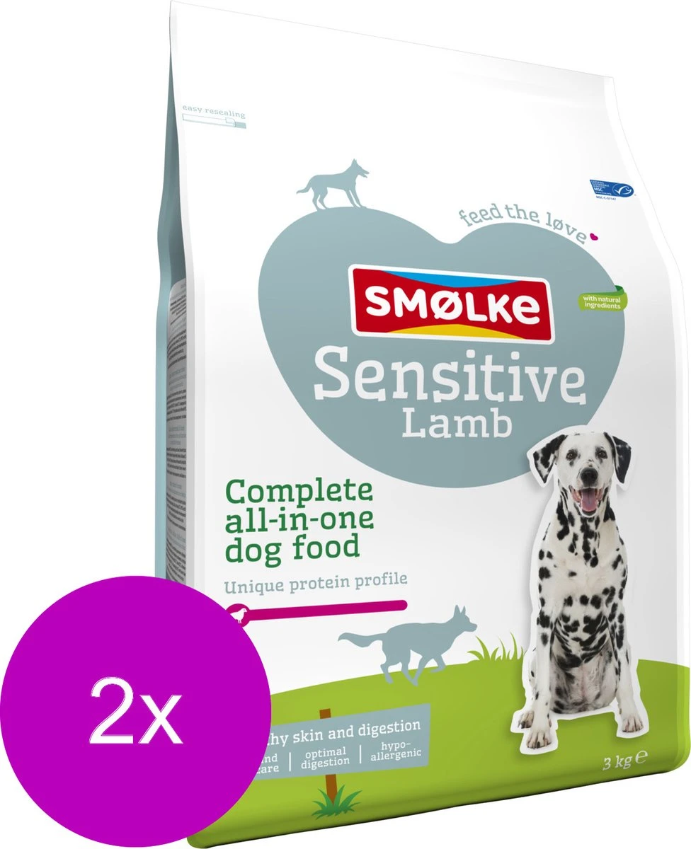 Smolke Sensitive - Hondenvoer - 2 X 3 Kg - Afbeelding 3