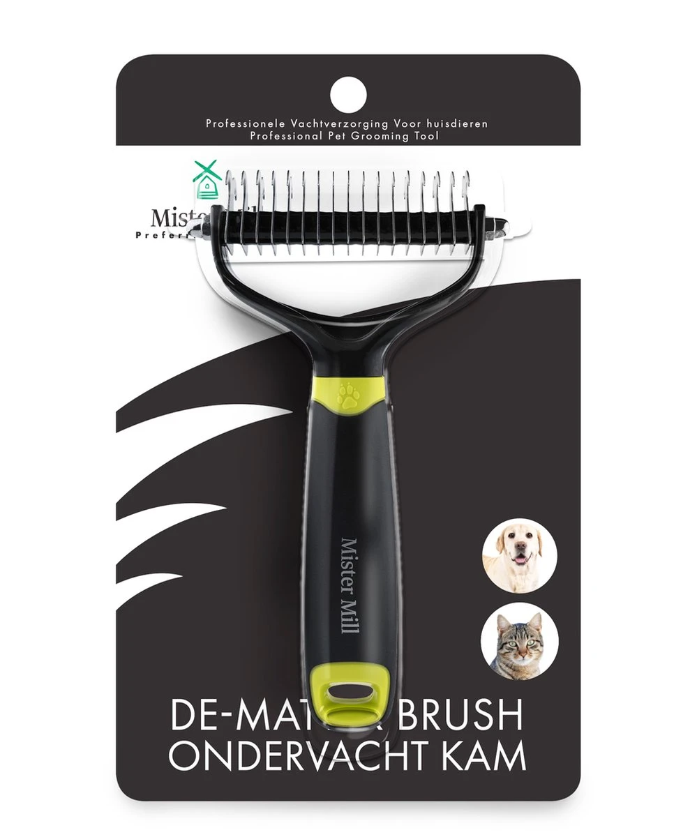 Mister Mill Professionele Set Honden Kattenborstel - Ondervachtkam Plus Slickerborstel - Afbeelding 6
